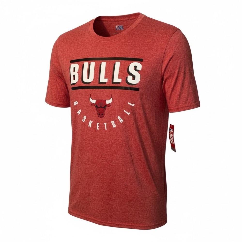 NBA Chicago‎ Bulls Red T-Shirt, Mens XL